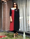 PRIYAL BROWN ORANGE AND BLACK KURTI