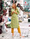 LIGHT GREEN CHECK KURTI
