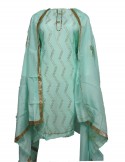 SKY BLUE COLOR LADIES SUIT WITH MUKESH WORK