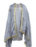 GREY COLOR LADIES SUIT WITH MUKESH WORK