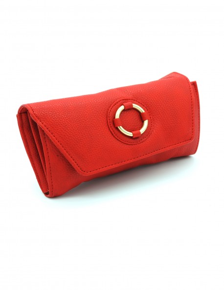 RED WOMENS CLUTCH