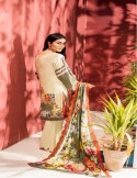 IMAN GREEN EMBROIDERED LAWN