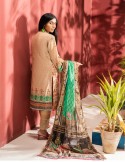 IMAN GREEN EMBROIDERED LAWN