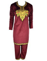 Velvet tilla Dress, 3 Peice tilla Velvet Cord Set for Women.