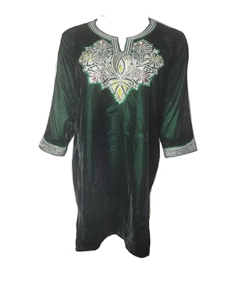 Pheran velvet with kashmiri tilla