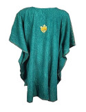 Aari workGreen kaftan for women