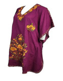 Kaftan Purple aari work for women