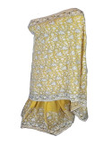 Kashmiri Yellopw tilla work saree for women