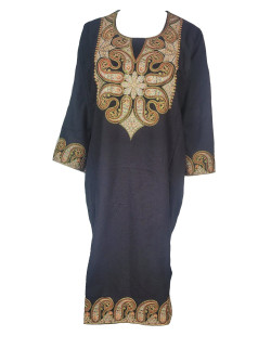 Pheran with sozni embroidery for women