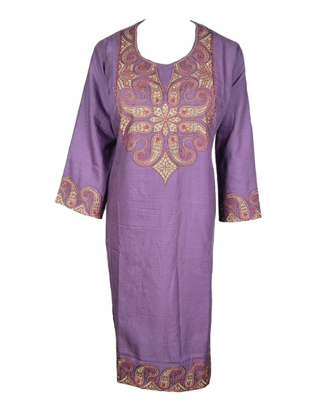 Sozni embroidered pheran for women