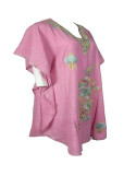 Kaftan with Aari Work, Traditional Embroidered Style, Women's Ethnic Wear