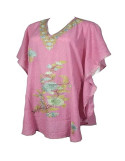 Kaftan with Aari Work, Traditional Embroidered Style, Women's Ethnic Wear
