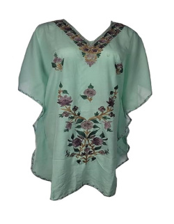 Kaftan with aari work for women, traditional kashmiri
