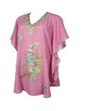 Kaftan with Aari Work, Traditional Embroidered Style, Women's Ethnic Wear