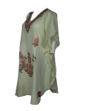 Aari Work Kaftan, Traditional Embroidered Style, Women's Ethnic Wear