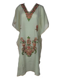 Aari Work Kaftan, Traditional Embroidered Style, Women's Ethnic Wear