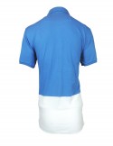 ZOCK BLUE AND WHITE POLO T SHIRT