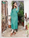 MINT CYAN KURTI