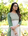 DAISY GREY GREEN KURTI