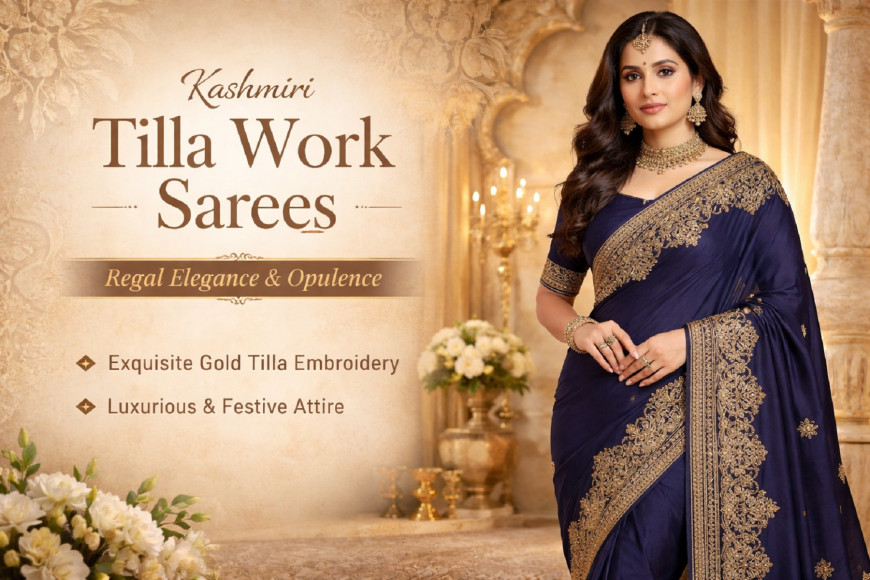 TILLA EMBRIODERED SAREE